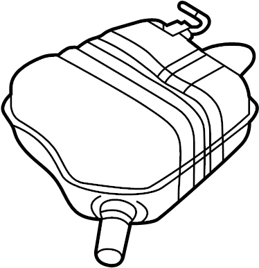 View LR088308 Exhaust Muffler (Rear) Full-Sized Product Image