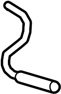 View LR071242 Hose. Vacuum. Evaporative Emissions System Lines.  Full-Sized Product Image