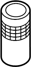 View LR038635 Brake Master Cylinder Reservoir Strainer (Right) Full-Sized Product Image