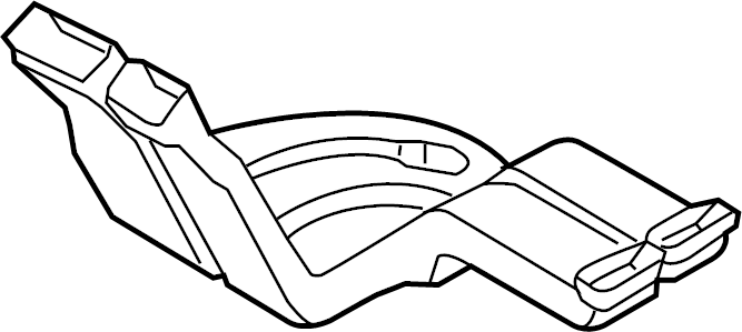 View LR082125 Instrument Panel Air Duct (Rear, Lower) Full-Sized Product Image