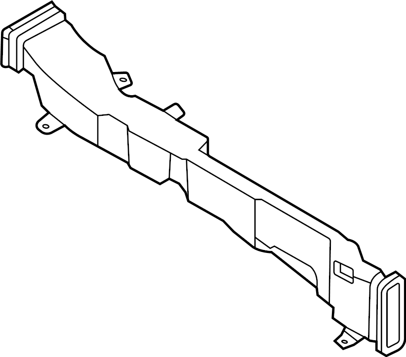 View LR162005 Instrument Panel Air Duct (Front) Full-Sized Product Image