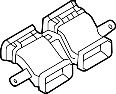 View LR148084 Duct. (Upper) Full-Sized Product Image