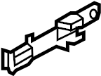 View LR098373 Seat Trim Panel Bracket Full-Sized Product Image