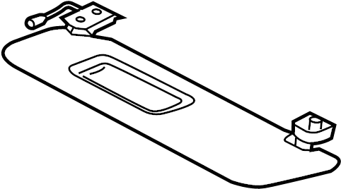View LR104969 Sun Visor (Rear) Full-Sized Product Image