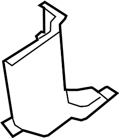 View LR108736 Body A-Pillar Trim Panel Bracket (Upper) Full-Sized Product Image