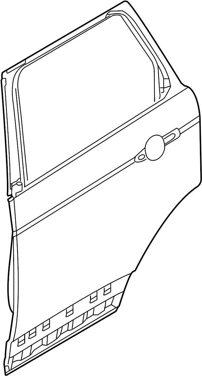 View LR080197 Door Shell (Rear) Full-Sized Product Image