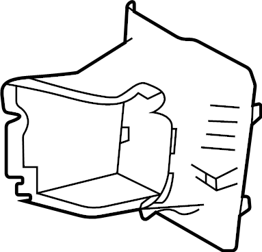 View LR132761 Radiator Support Air Duct Full-Sized Product Image