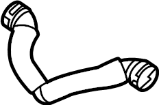 View LR100081 Radiator Coolant Hose (Upper) Full-Sized Product Image