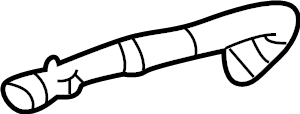 View LR093671 Engine Coolant Hose Full-Sized Product Image