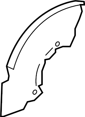 View LR084047 Brake Dust Shield Full-Sized Product Image
