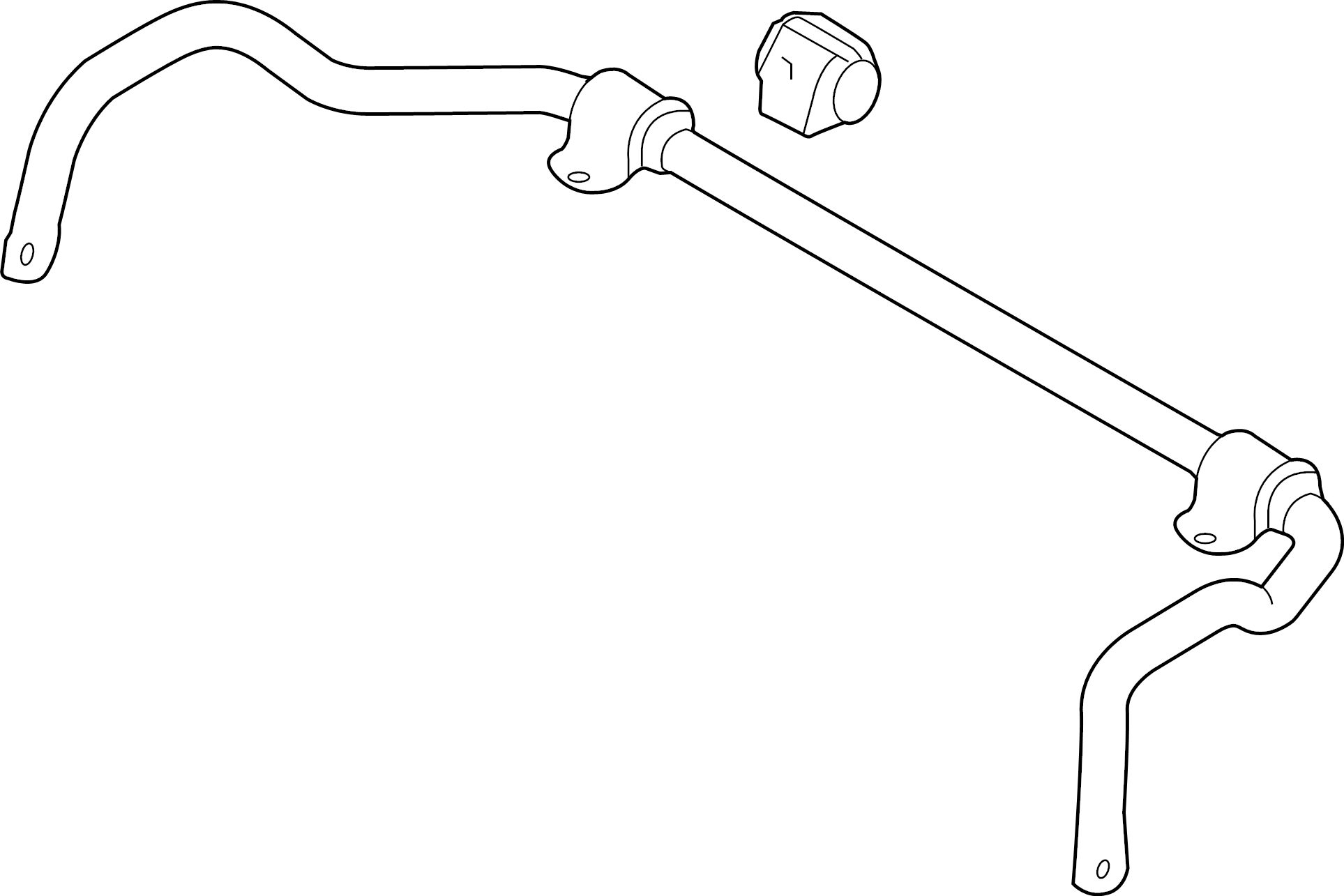 View LR175692 Suspension Stabilizer Bar (Front) Full-Sized Product Image