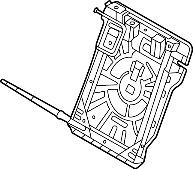 View LR132497 Seat Back Frame (Rear) Full-Sized Product Image