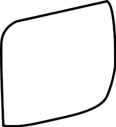 View LR129701 Door Mirror Glass (Rear) Full-Sized Product Image