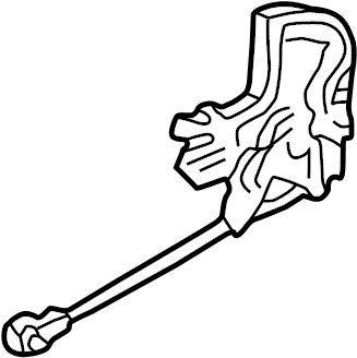 View 690300C010 Door Latch Assembly (Front) Full-Sized Product Image