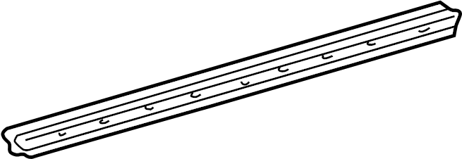 View 681720C010 Door Window Belt Weatherstrip (Front) Full-Sized Product Image