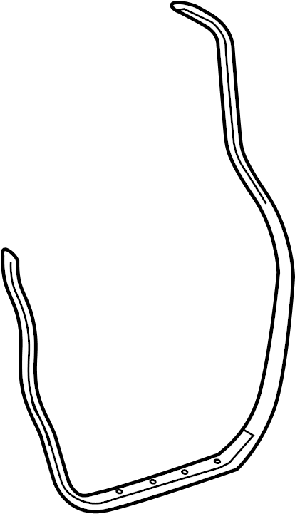 View 678720C030 Door Seal (Rear, Lower) Full-Sized Product Image