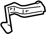 View 655450C010 Truck Bed Panel Reinforcement (Rear) Full-Sized Product Image
