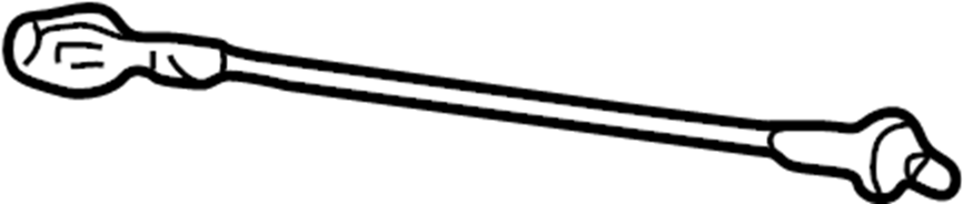 View 657700C090 Tailgate Support Cable Full-Sized Product Image