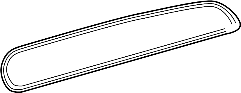 View 815720C010 Center High Mount Stop Light Gasket Full-Sized Product Image