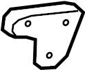 View 521160C050 Bumper Face Bar Bracket (Front, Upper) Full-Sized Product Image