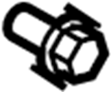 View 90467A0006 Clip. Trim. Panel. Retainer. Pillar. (Front, Rear, Upper, Lower) Full-Sized Product Image