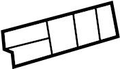View 554460C040 Instrument Panel Trim Panel (Lower) Full-Sized Product Image