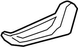 View 718120C110C0 Shield, Seat Cushion. (Front) Full-Sized Product Image
