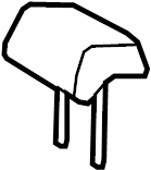 View 719100C220B0 Headrest Assembly, SE. (Front) Full-Sized Product Image
