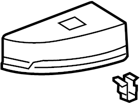 View 742720C040 Base, Armrest. Panel, Door ArmRE. Switch bezel. (Rear) Full-Sized Product Image