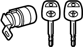 View 690550C010 Tailgate Lock Full-Sized Product Image