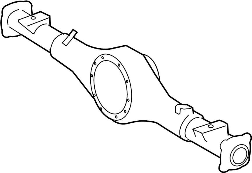 View 421100C031 Housing, Axle. (Rear) Full-Sized Product Image