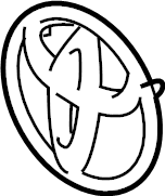View 90975A2005 Grille Emblem Full-Sized Product Image