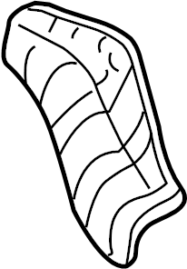 View 538950C030 Fender Splash Shield (Front, Rear, Upper) Full-Sized Product Image
