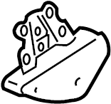View 484070C010 Bracket SUB - Assembly, SP. Support Bracket. (Front) Full-Sized Product Image