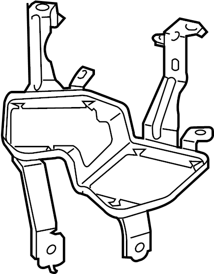 View 173140S010 Bracket, Air Pump.  Full-Sized Product Image