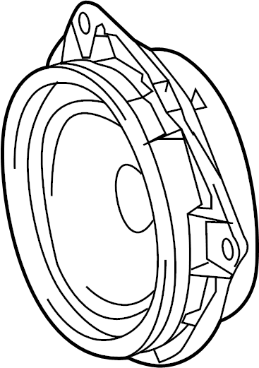 View 861600C250 Speaker (Rear) Full-Sized Product Image