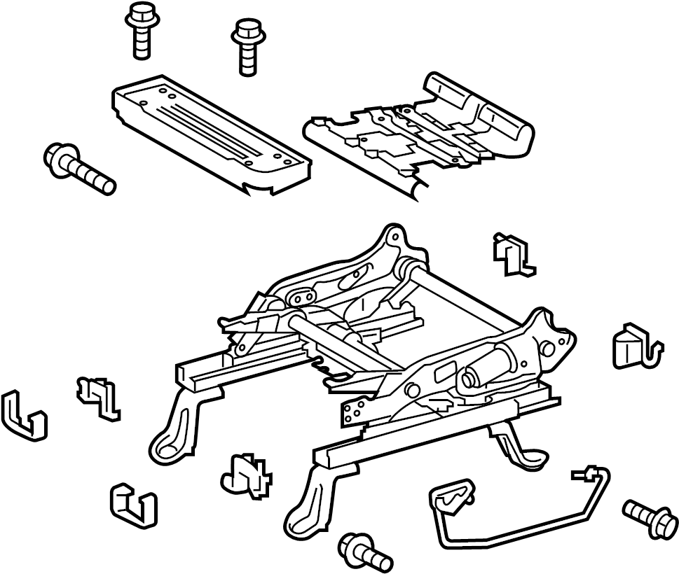 View 711200C330 Frame Assembly, Seat. (Front) Full-Sized Product Image