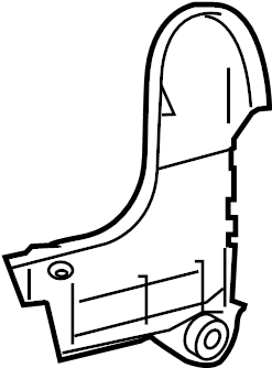View 718110C100C0 Seat Frame Trim Panel (Front) Full-Sized Product Image