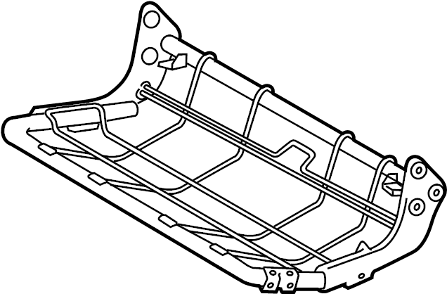 View 710160C090 Frame SUB - Assembly, S. Frame, Cushion. (Rear) Full-Sized Product Image
