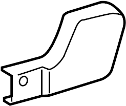 View 718340C050C0 Cover, Seat. Recline Cover. (Rear) Full-Sized Product Image