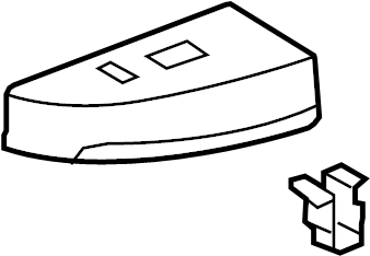 View 742310C090 Base, Armrest. Panel, Door ArmRE. Switch bezel. (Front) Full-Sized Product Image