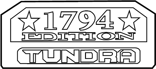 View 754710C100 Nameplate. PLATE, Body Name. (Rear) Full-Sized Product Image