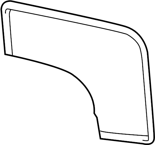 View 879030C040 Mirror glass. MIRROR SUB - ASSEMBLY, OUTER.  Full-Sized Product Image
