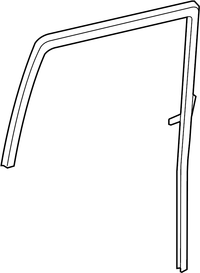 View 681520C040 Run, Door Glass. (Rear) Full-Sized Product Image