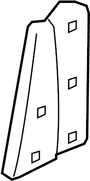 View 676740C020C0 Frame trim. Garnish, Door FRA. (Rear) Full-Sized Product Image