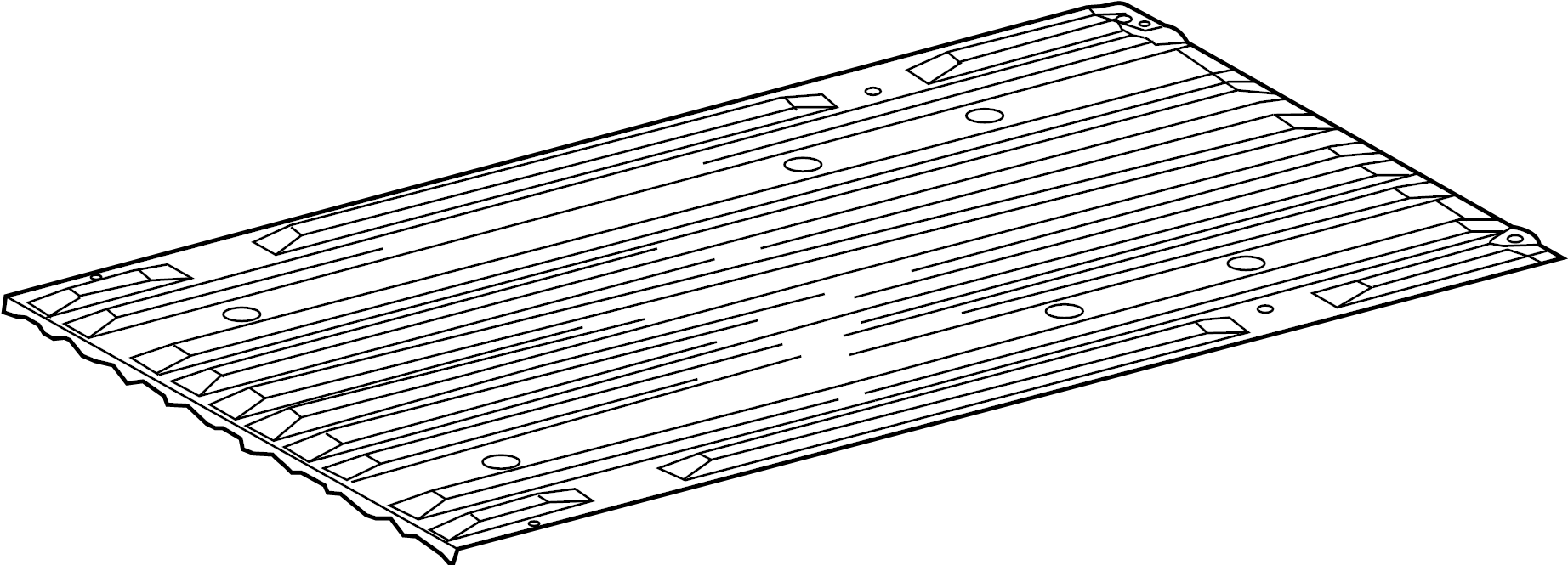 View 653110C050 Truck Bed Floor Full-Sized Product Image