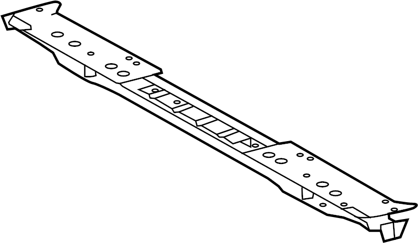View 651800C041 Truck Bed Floor Sill (Rear) Full-Sized Product Image