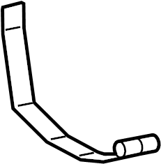 View 776010C120 Fuel Tank Strap Full-Sized Product Image