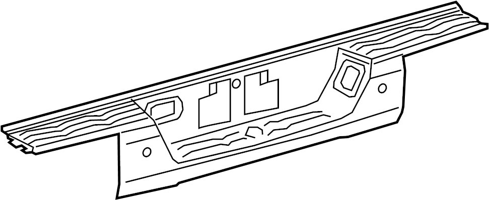 View 520570C081 Pad SUB - Assembly, BUM. Step Pad. (Rear) Full-Sized Product Image