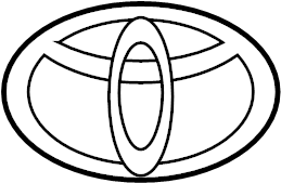 View 7533152030 Hood Emblem Full-Sized Product Image